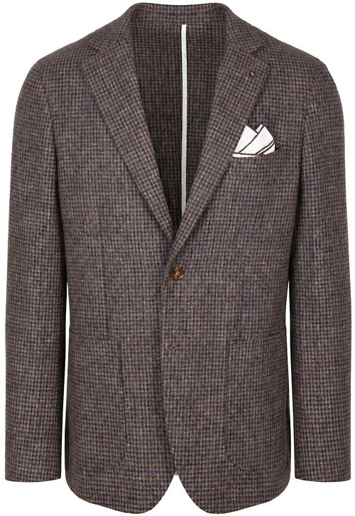 Suitable Blazer Mylo Flanncheck Tabacco