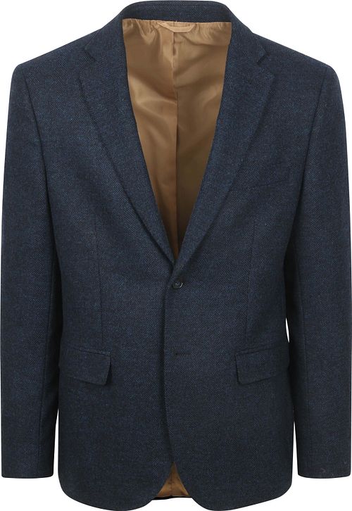 Suitable Colbert Herringbone Laine Mérinos Marine Product