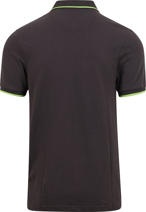 Suitable Fluo B Polo Antraciet Product / Achterkant
