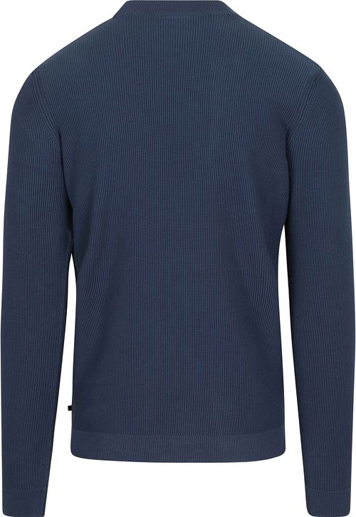 Sweter Suitable Respect Mamase w kolorze średniego niebieskiego Product / Achterkant