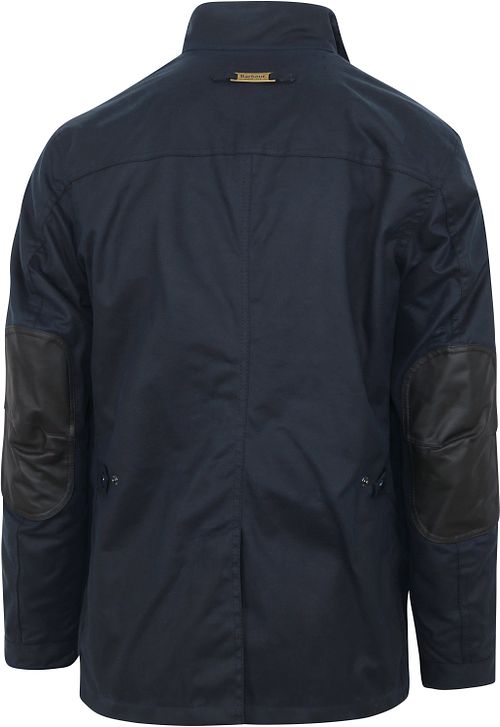 Barbour woskowana kurtka Ogston granatowa Product / Achterkant