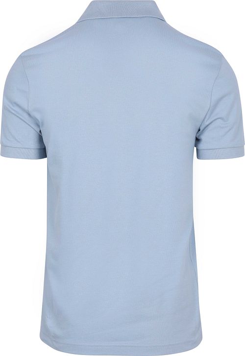 BOSS Polo Passerzip Half Zip Hellblau Product / Achterkant