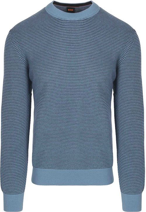 BOSS Pullover Amercury Blauw Product