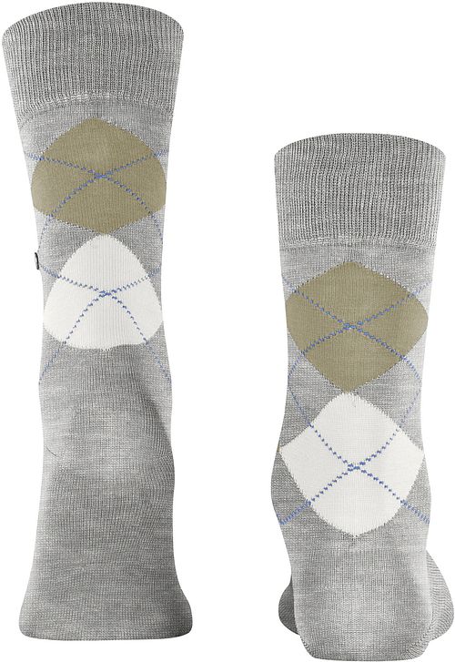 Burlington Manchester Sokke Grå 3623 Product / Achterkant