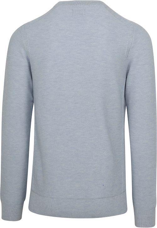 Dstrezzed sweter w jasnoniebieskim melanżu Product / Achterkant