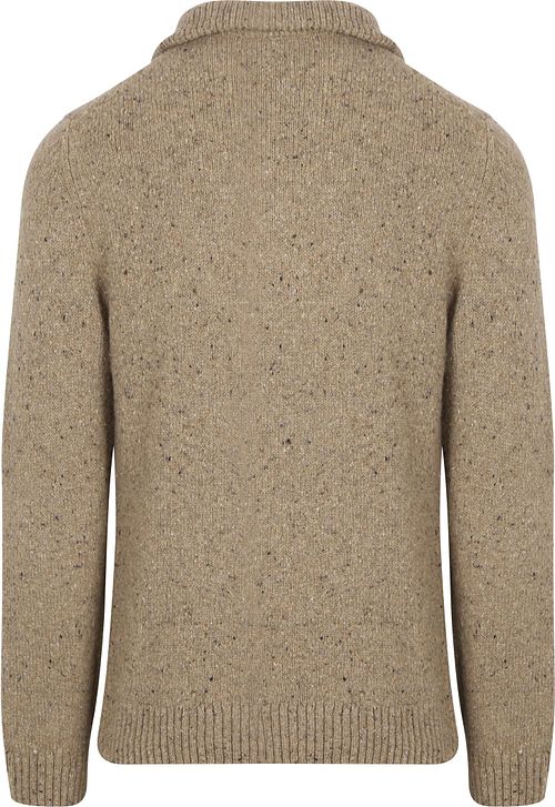 Gant Mocker Pullover Wool Blend Sand Product / Achterkant
