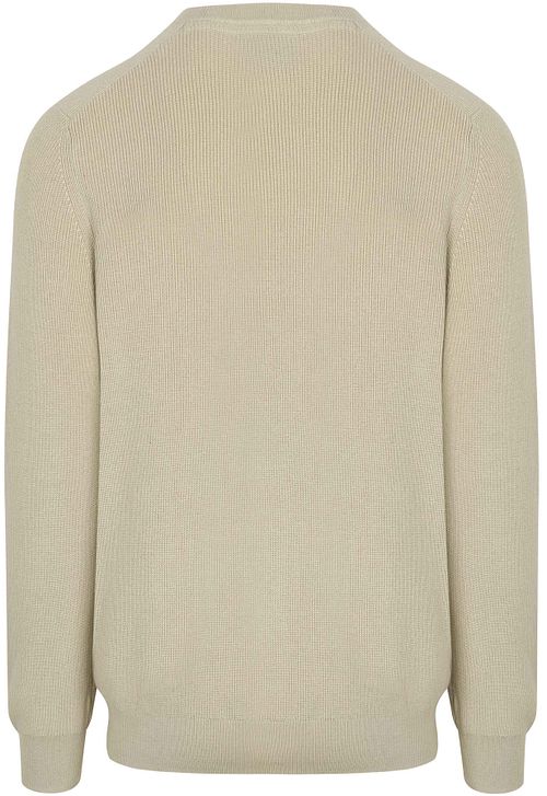Lyle & Scott Rib Pullover Greige Product / Achterkant