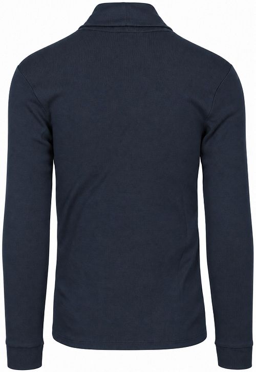 Marc O'Polo Pull Col Roulé Bleu Marine