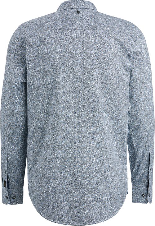 PME Legend Chemise Impression Bleu Product / Achterkant
