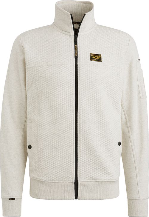 PME Legend Jacquard Interlock Kardigan Greige Product