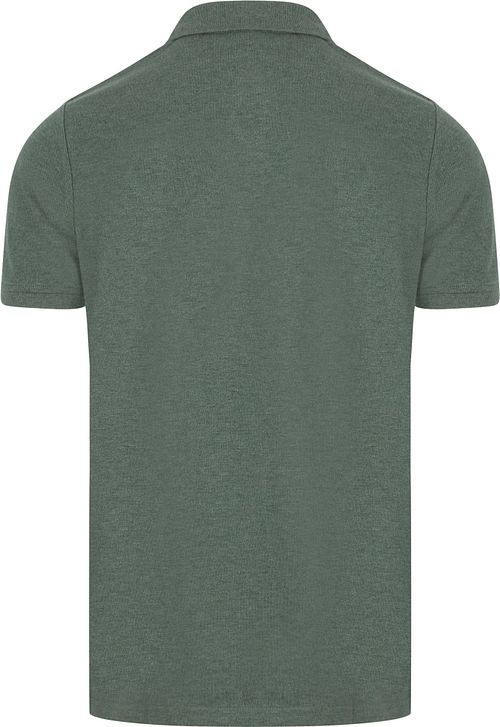 Passerende Mango Poloshirt i Grøn Product / Achterkant