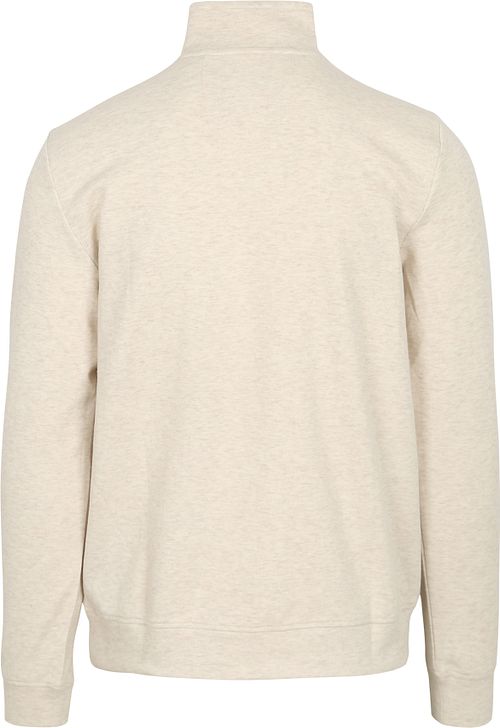 Jersey half-zip Cesar de NZA en beige Product / Achterkant