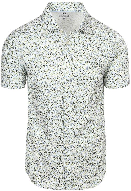 Desoto Jersey Camicia Stampa Green Blue Product