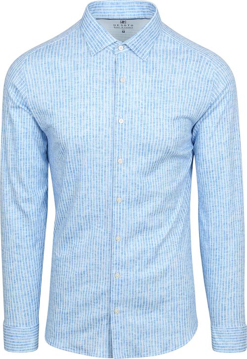Desoto Skjorta Monokromatisk Rand Blå Product