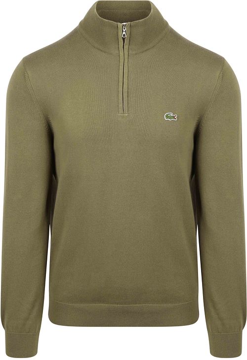 Lacoste Strikket Genser Glidelås Grønn Product