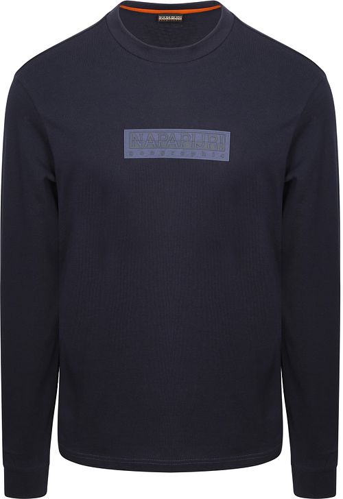 Napapijri Maglia Maniche Lunghe Logo Navy Product