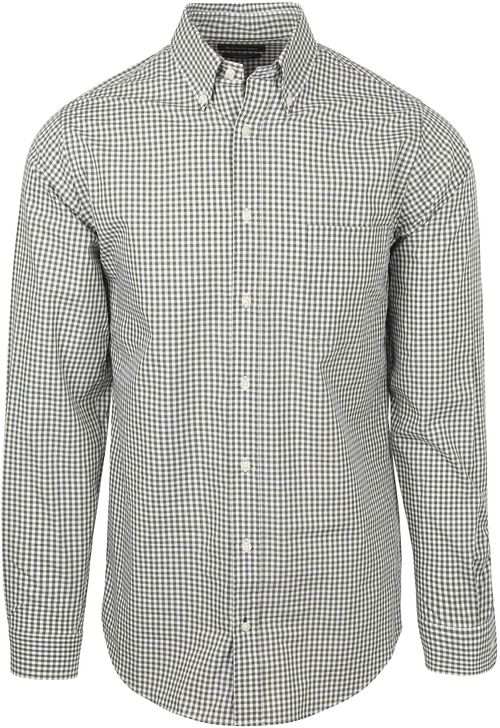 Steppin' Out Poplin Skjorte Rutete Grønn Product