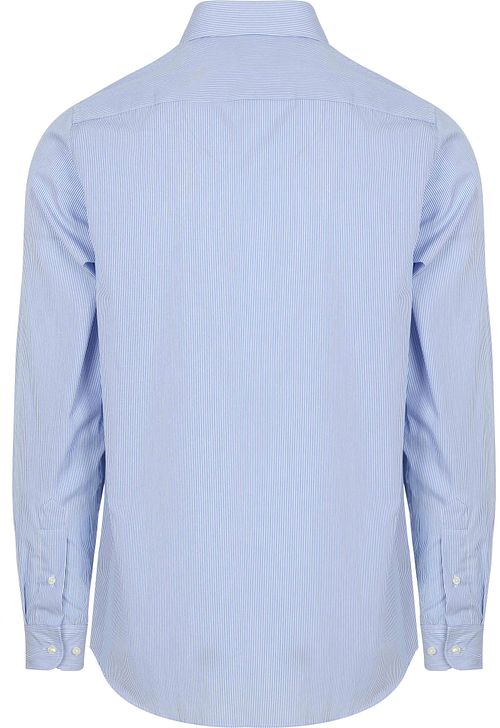 Steppin' Out Skjorte Stripe Lysblå Product / Achterkant