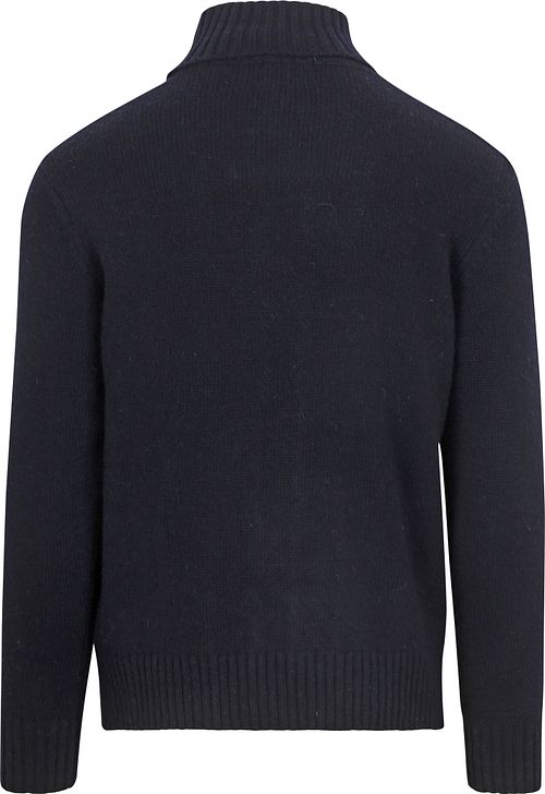 Suitable Coltrui Cable Wol Navy Product / Achterkant