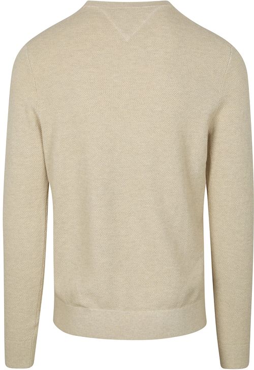 Tommy Hilfiger Struktur genser Beige Product / Achterkant