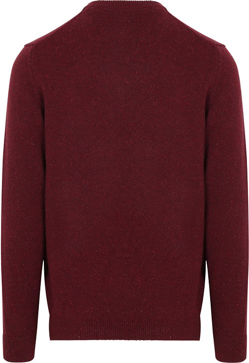 Barbour Tisbury Tröja i Rött Vinröd Product / Achterkant