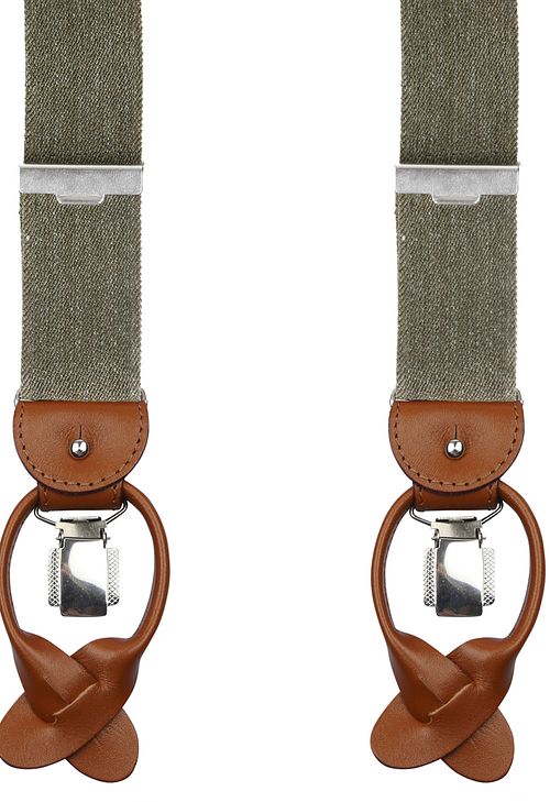 Bretelle Profuomo Verde Mélange Product
