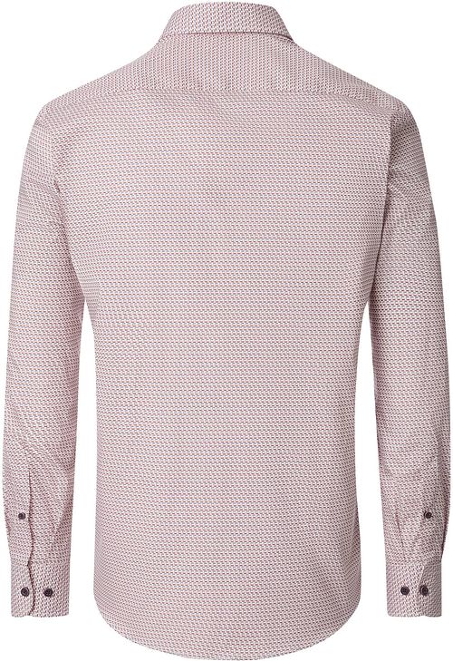 CASAMODA Casual Shirt Squared Circle Red Product / Achterkant