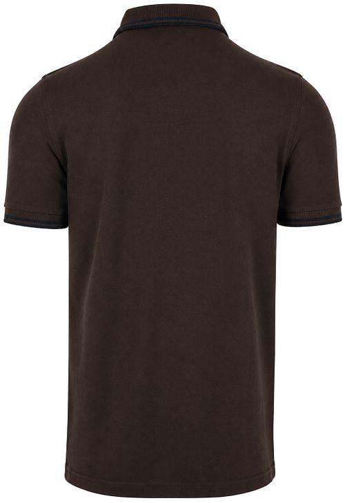 Fred Perry Polo Tipped M3600 Marron 86C