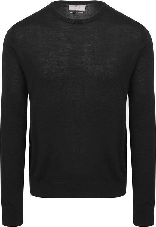 KING Essentials The John Pullover de merino negro Product
