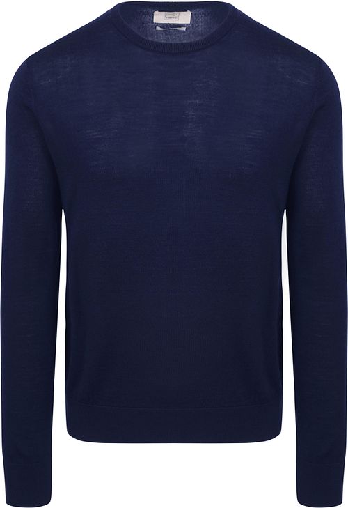 King Essentials The John Pullover in merino blu navy Product