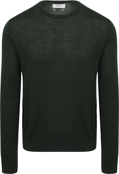 King Essentials The John Pullover Merino Donkergroen Product