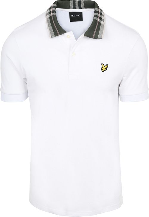 Lyle and Scott Polo Cuello Tartán White Product