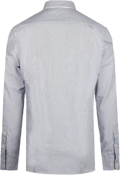 McGregor skjorte i poplin med blå striber Product / Achterkant