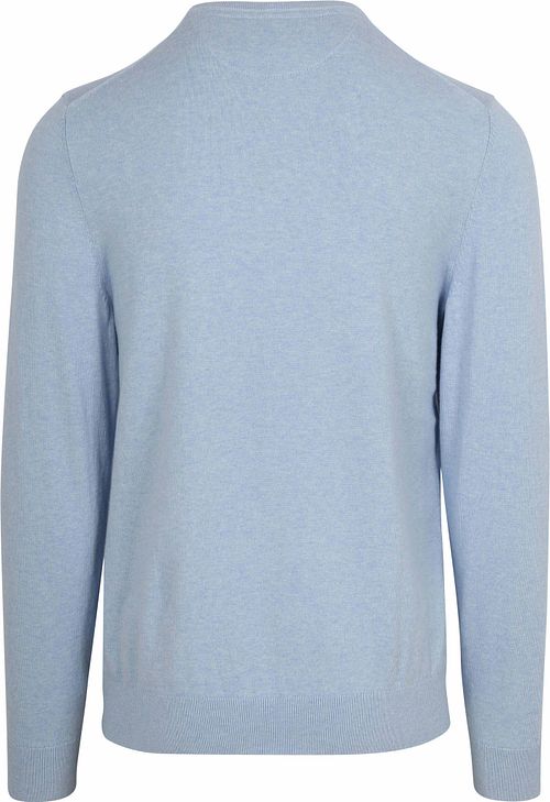 McGregor Trui Cotton Cashmere Powder Blauw