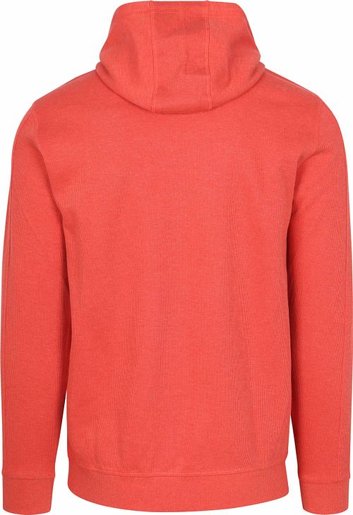 NZA Hettegenser French Rib Garment Washed Rød Product / Achterkant