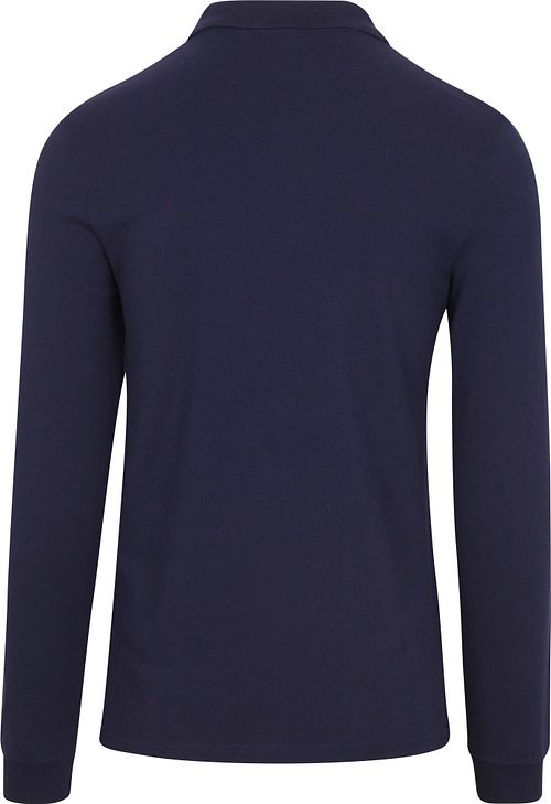 Polo z długim rękawem Lyle and Scott granatowe Product / Achterkant