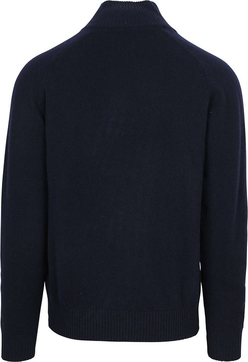 Sweter Steppin' Out Mocker z wełny jagnięcej w kolorze granatowym Product / Achterkant