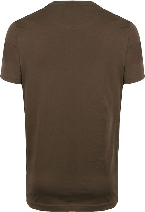 T-Shirt Lyle and Scott w kolorze oliwkowym Product / Achterkant
