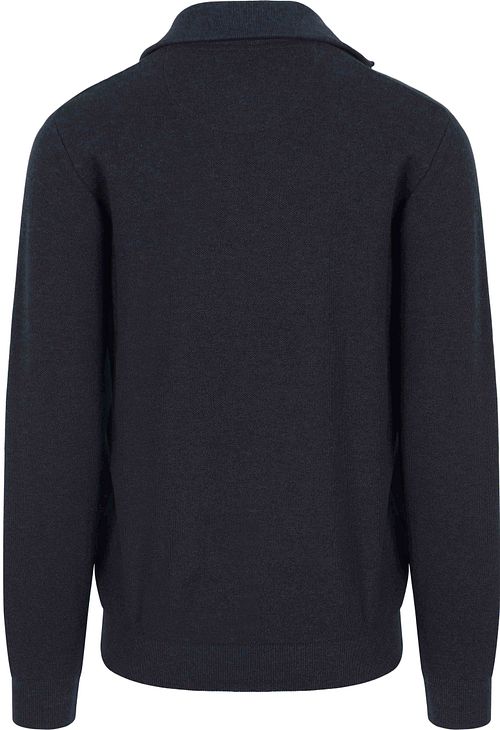 Casa Moda Halfzip Pullover Dunkelblau Product / Achterkant