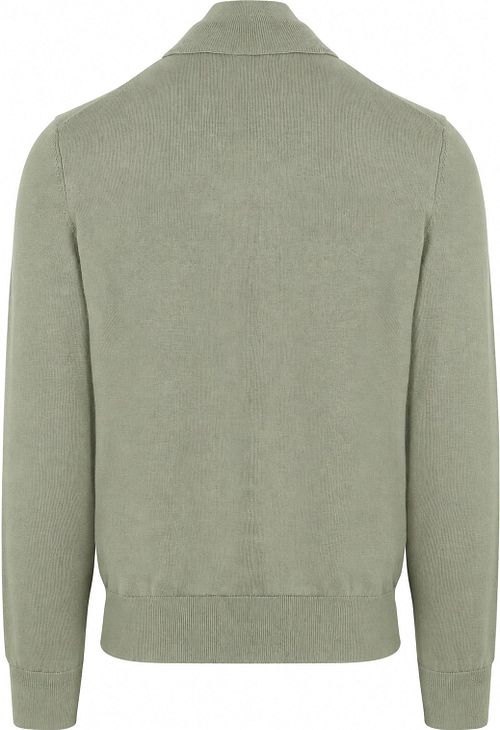 BOSS Kanobix Half Zip Jersey Open Verde Product / Achterkant