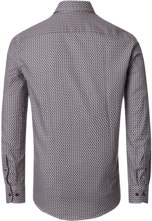 Casa Moda Overhemd Print Blauw Product / Achterkant