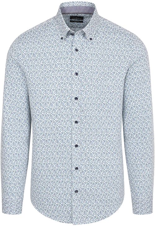 CASAMODA Shirt Print Blue and Green Product