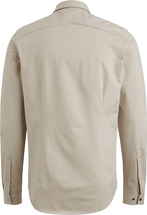 Cast Iron Chemise Twill Jersey Greige Product / Achterkant