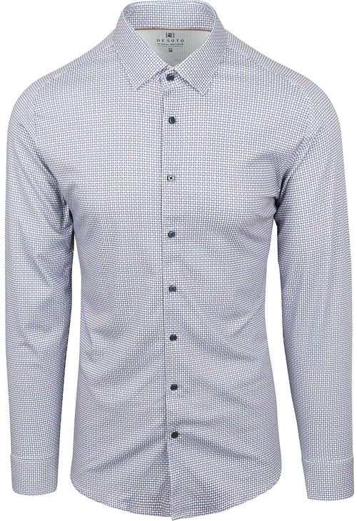 Desoto Chemise Impression Bleu Product
