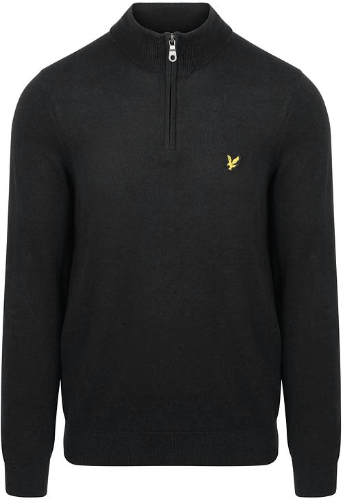 Lyle & Scott Half Zip Pullover Zwart