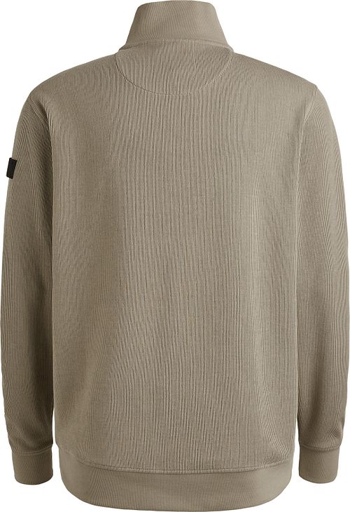 PME Legend Halvzip Trøje Interlock Jersey Kaki Product / Achterkant