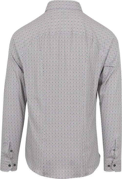 Camicia Desoto con stampa mandala rossa Product / Achterkant