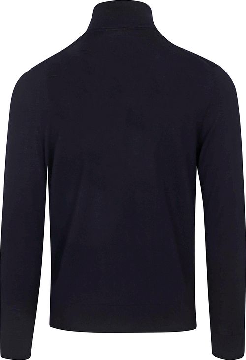Suitable Merino Rollkragen Navy Product / Achterkant