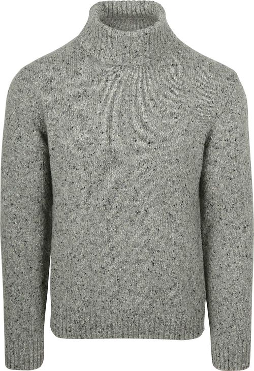 Suitable Turtleneck Donegal Tweed Eco Wool Grey Product
