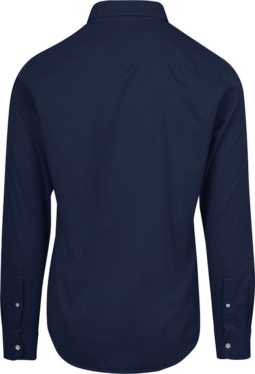 King Essentials Den Tommy Skjorte Navy Product / Achterkant